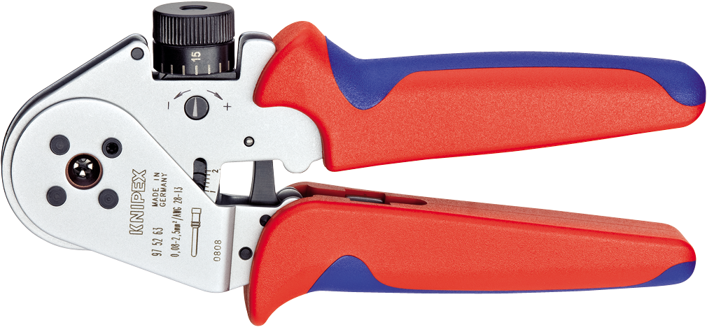 Knipex 97 52 63 Vierdoornkrimptang voor gedraaide contacten 97 52 63