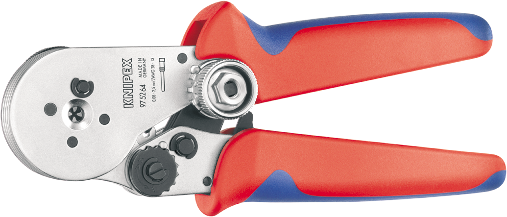 Knipex 97 52 64 Four-prong crimping tool for turned contacts 97 52 64