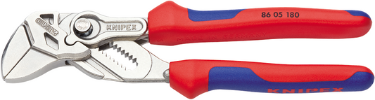 Knipex 86 05 180 Sleuteltang tang en schroefsleutel in één gereedschap 86 05 180