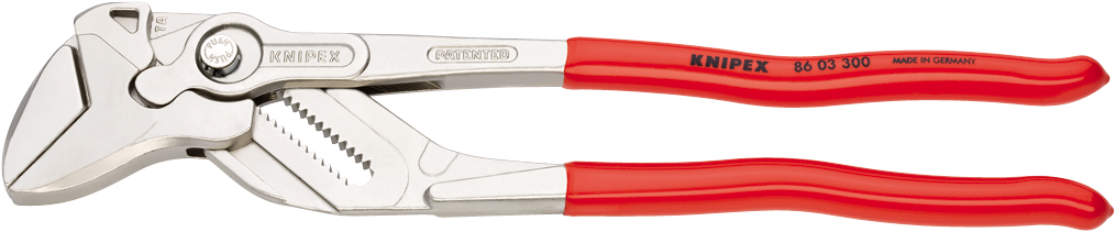 Knipex 86 03 300 Schraubenschlüsselzange Zange und Schraubenschlüssel in einem Werkzeug 86 03 300
