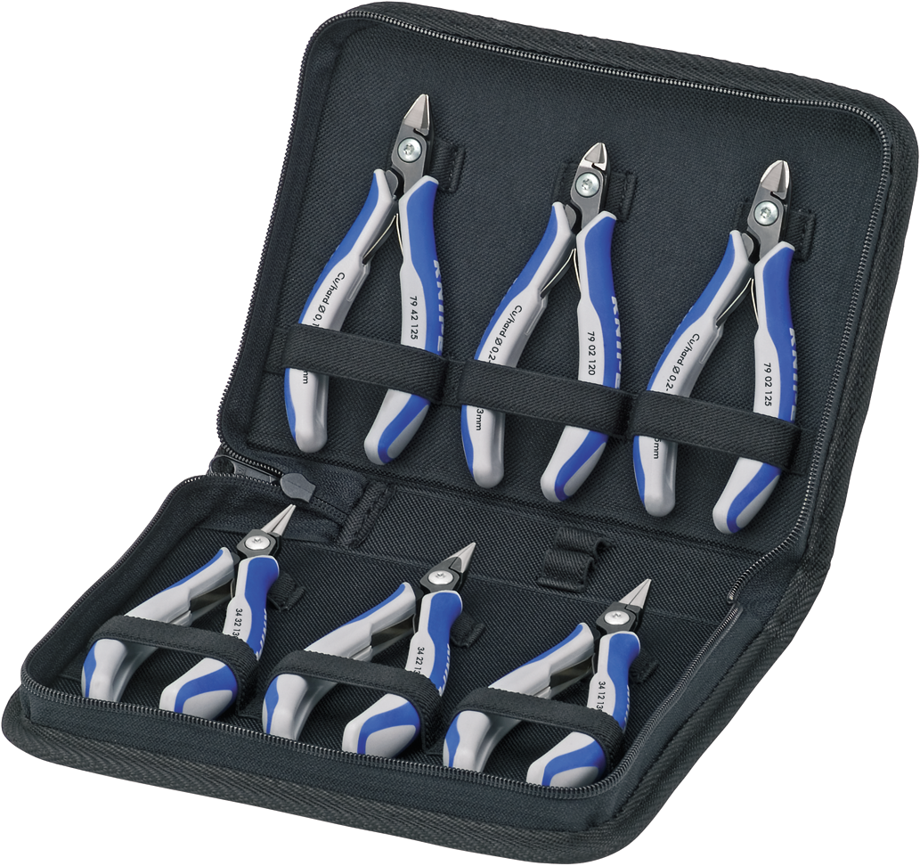 Knipex 00 20 16 P Tasche mit Elektronikzange 00 20 16 P