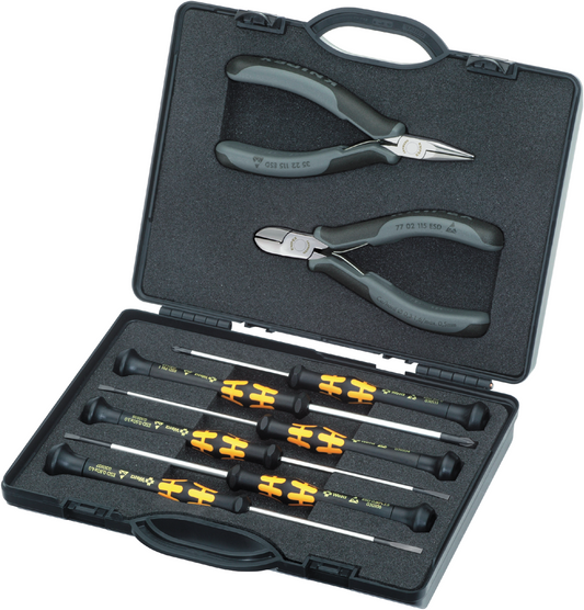 Knipex 00 20 18 ESD Case with electronics pliers 00 20 18 ESD