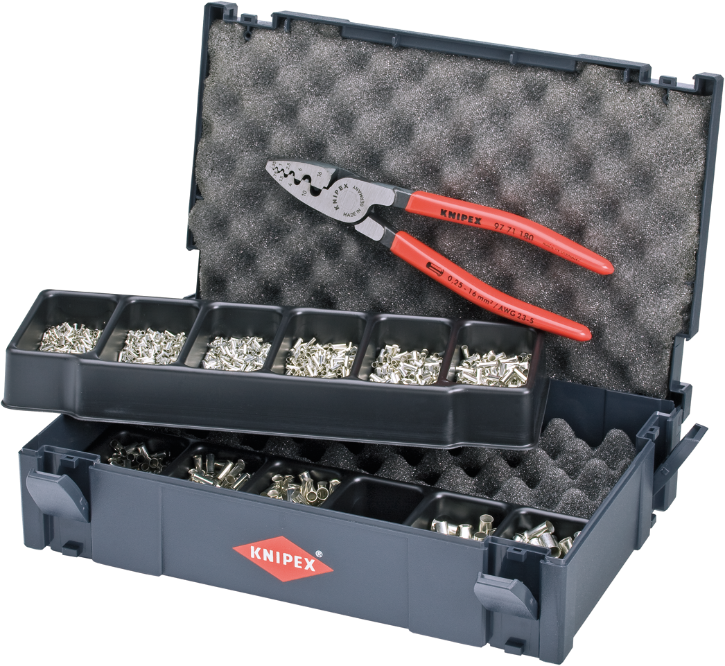 Knipex 97 90 05 Crimping assortment for ferrules 97 90 05