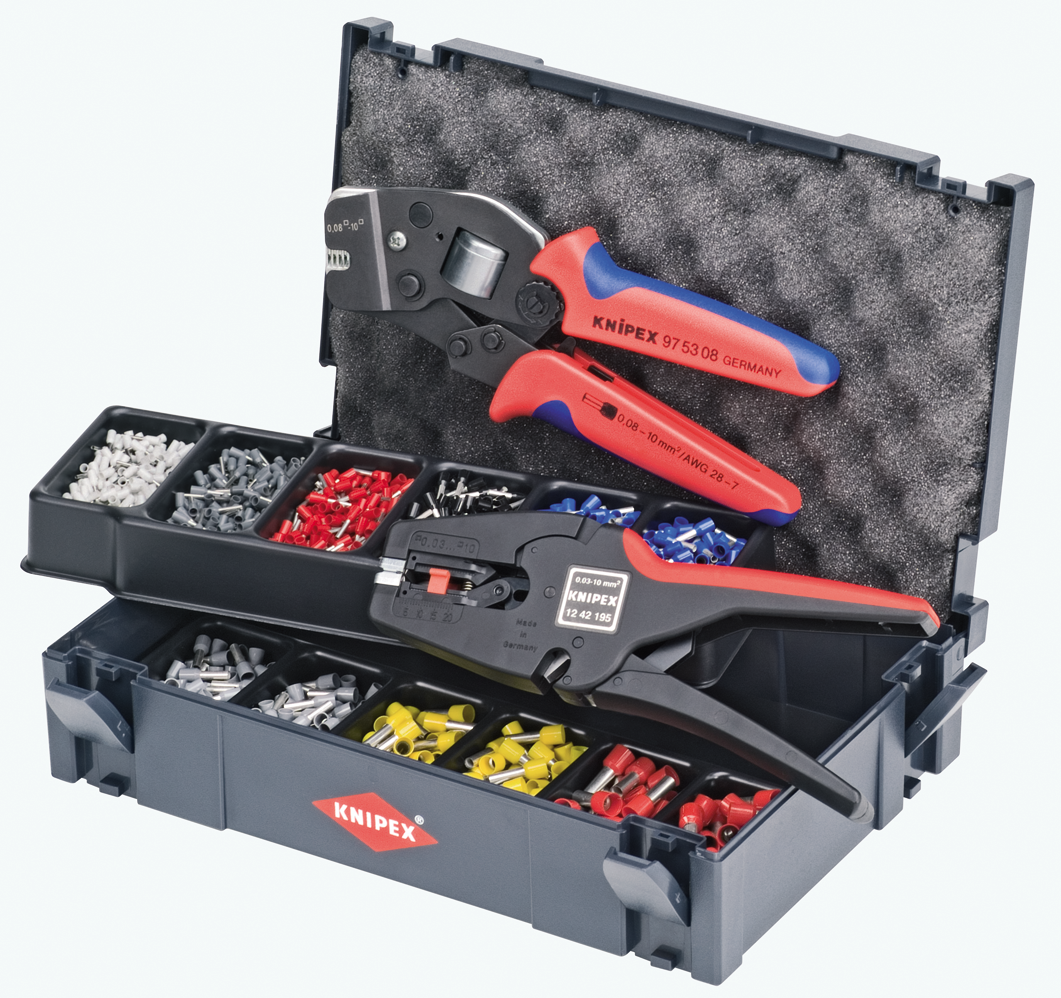 Knipex 97 90 24 Krimp-assortiment voor adereindhulzen 97 90 24