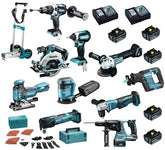 Makita DLX1012TJ2 Accu Combiset 18V 5,0Ah incl. Trolley in Mbox