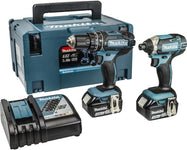 Makita DLX2131JX 18V 3.0Ah Li-ion Combi Set in Mbox