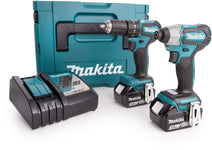 Makita DLX2221JX2 Battery Combi Set 18V 3.0Ah Li-ion in Mbox