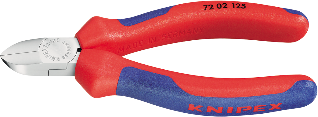 Knipex 72 02 125 Zijsnijtang voor kunststof 72 02 125