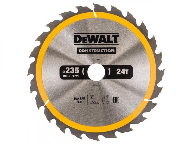 DT1954 Kreissägeblatt 235x1,7x30mm 24T