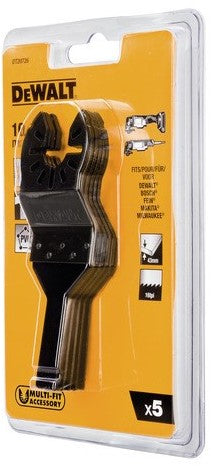 DT20726 Multitool Zaagblad HCS Precisie tbv Hout 10x43mm VE=5