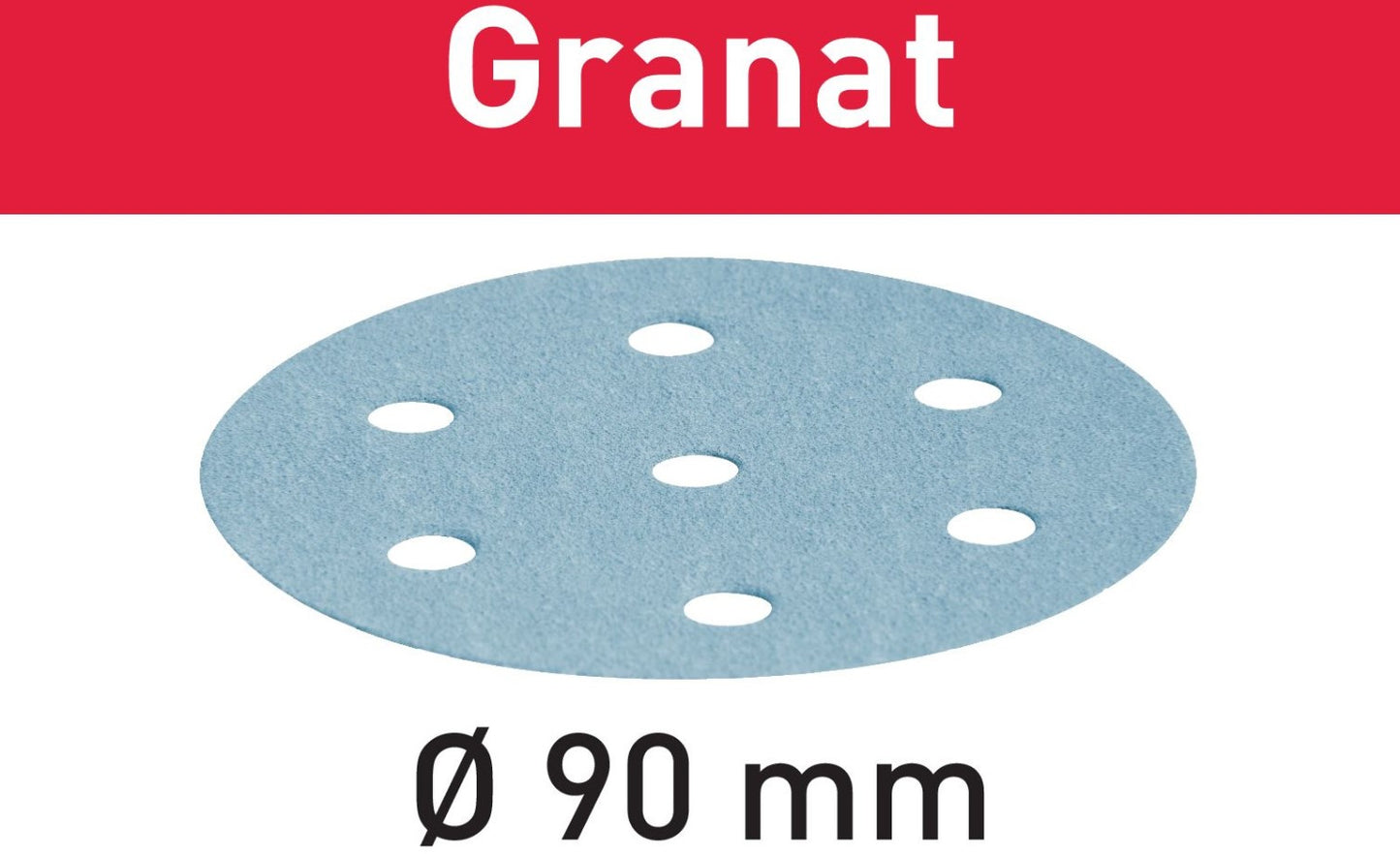 Festool Sanding Disc STF D90/6 P400 Granat VE=100