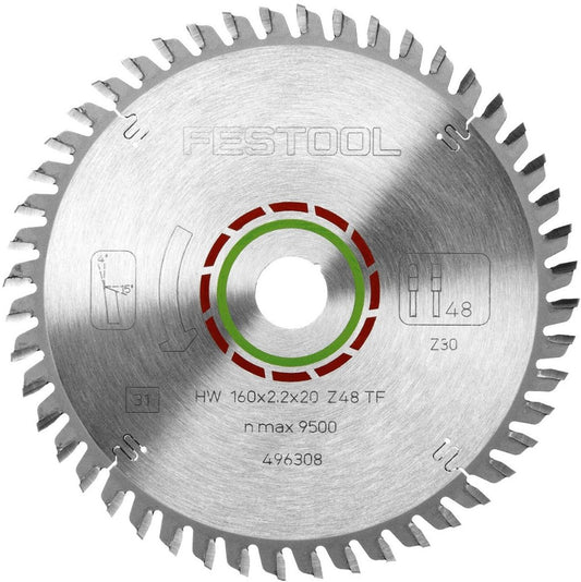 Festool Special Circular Saw Blade 160x2.2x20 TF48 496308
