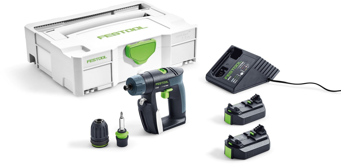 Festool CXS Li 2,6-Plus Accu Schroefboormachine in Systainer 564531