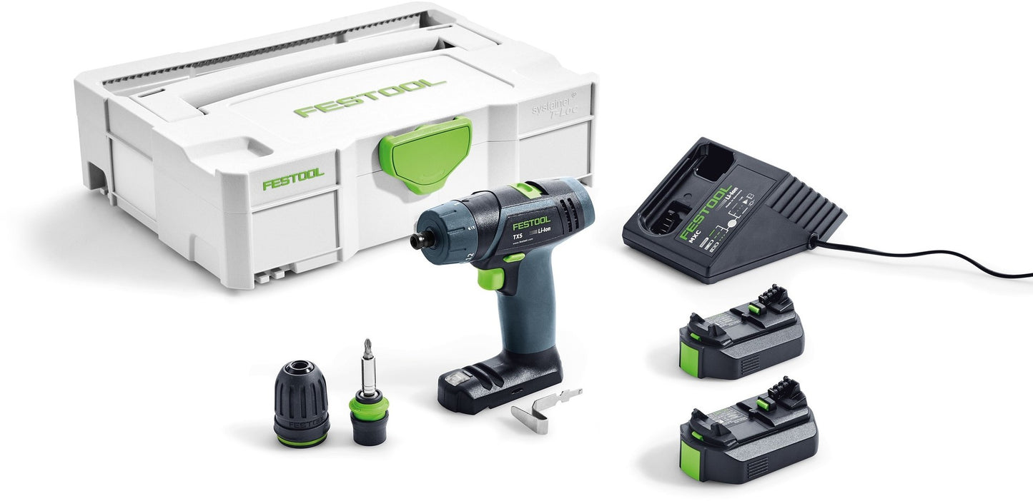Festool TXS Li 2.6-Plus Cordless Drill in Systainer 564509