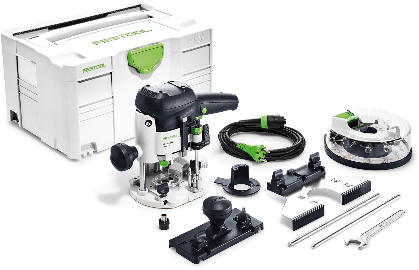 Festool OF 1010 EBQ-Plus Router + Box-OF-S 8/10x HW im Systainer 574383