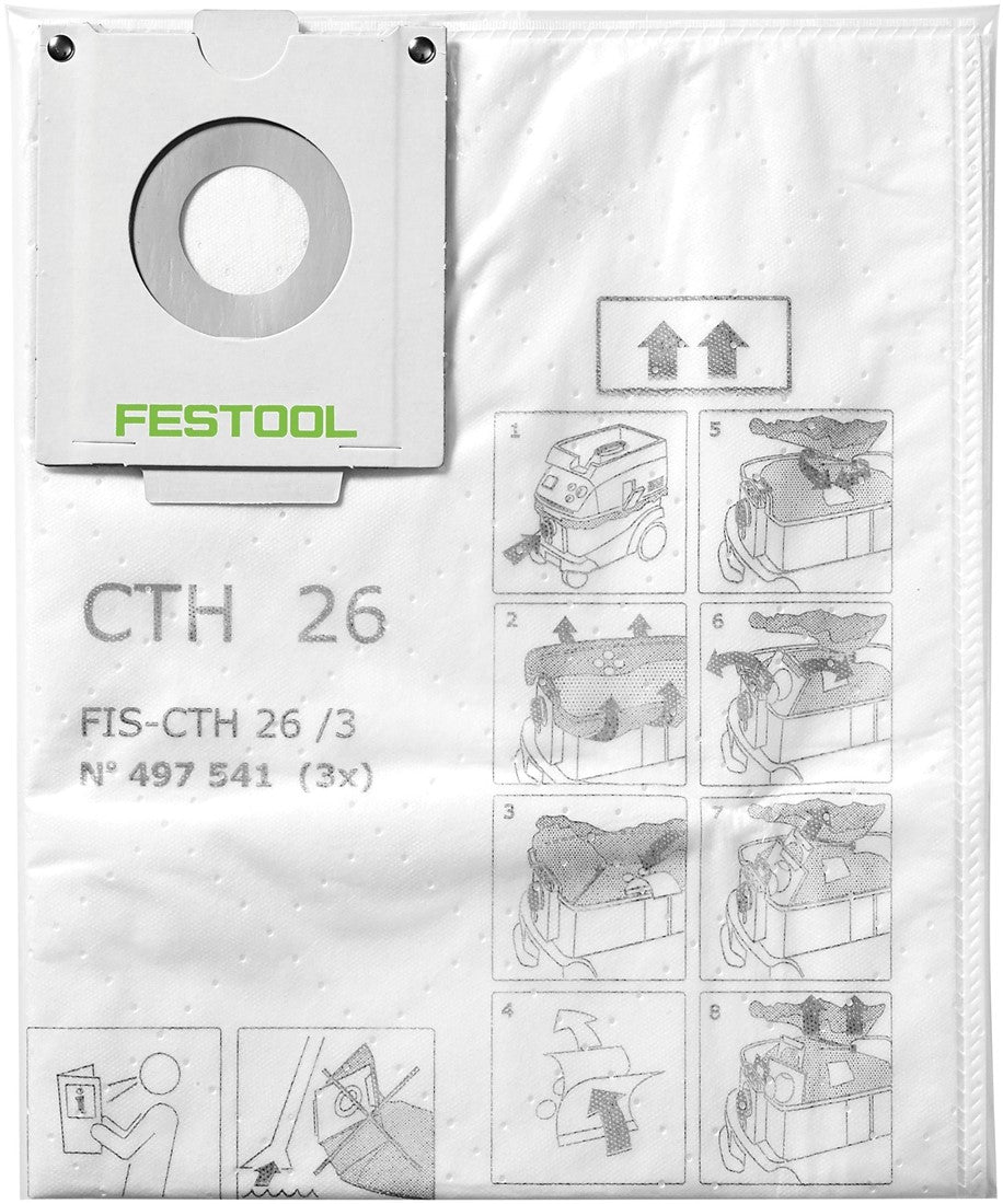 Festool FIS-CTH 26/3 Safety filter dust bag 497541
