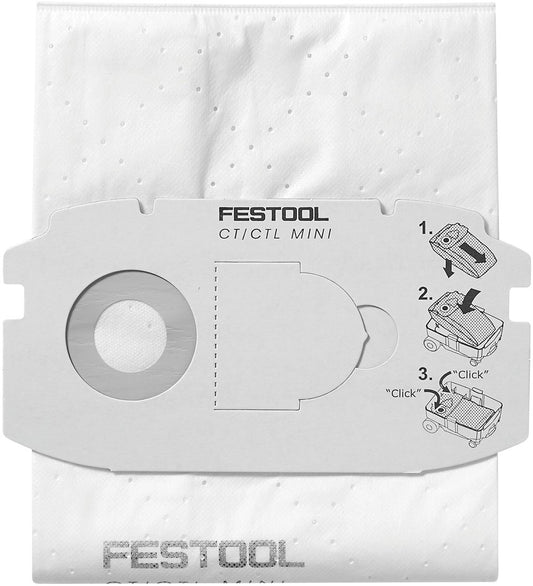 Festool SC FIS-CT MINI/5 SELFCLEAN filterzak 498410
