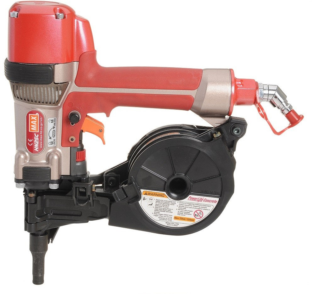 MAX HN25C Coilnailer concrete &amp; steel 15-25mm