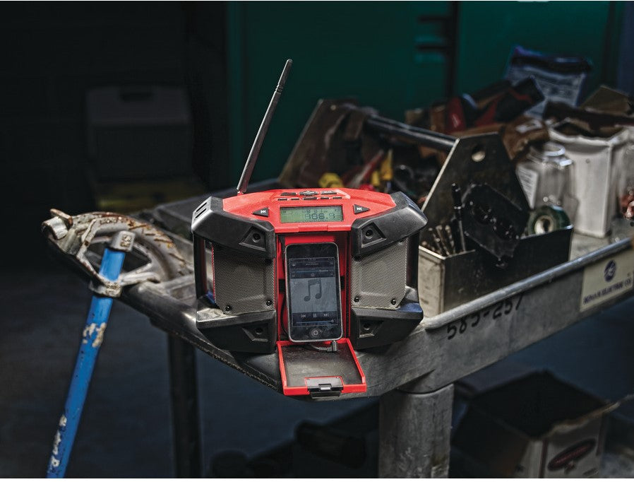 Milwaukee C12 JSR-0 Batterie Subcompact Radio mit MP3 Anschluss 12V Loose Body M12™ - 4933416365