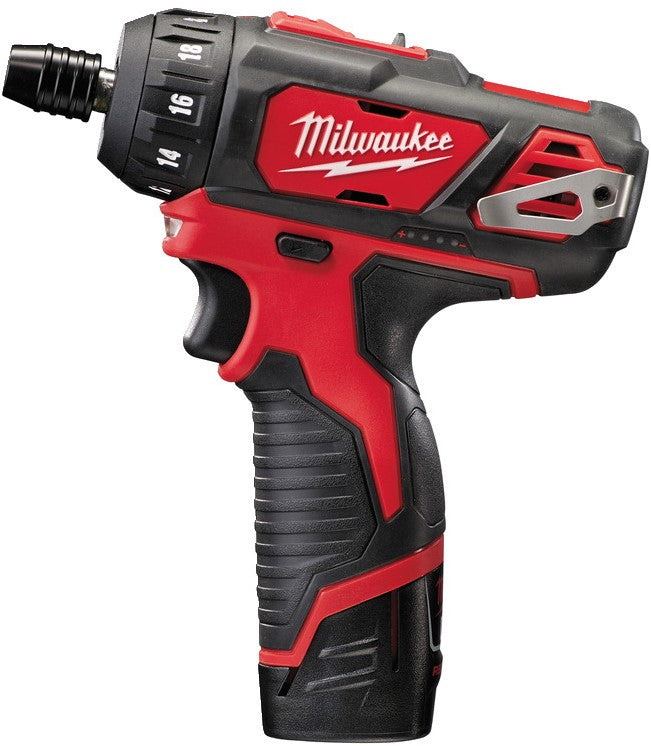 Milwaukee M12 BD-202C Kleiner Akku-Schraubendreher 12 V 2,0 Ah Li-Ion M12™ im Koffer – 4933441900