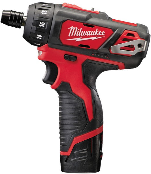 Milwaukee M12 BD-202C Accu Subcompactschroevendraaier 12V 2.0Ah Li-Ion M12™ in koffer - 4933441900