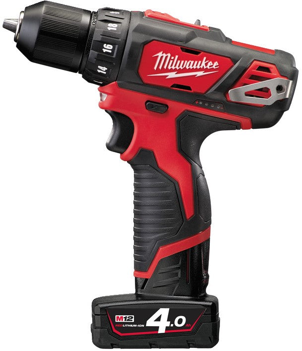 Milwaukee M12 BDD-402C Accu Subcompactboorschroefmachine 12V 4.0Ah Li-Ion M12™ in koffer - 4933441925