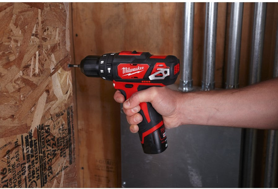 Milwaukee M12 BPD-402C Accu Subcompactslagboormachine 12V 4.0Ah M12™ in koffer - 4933441935