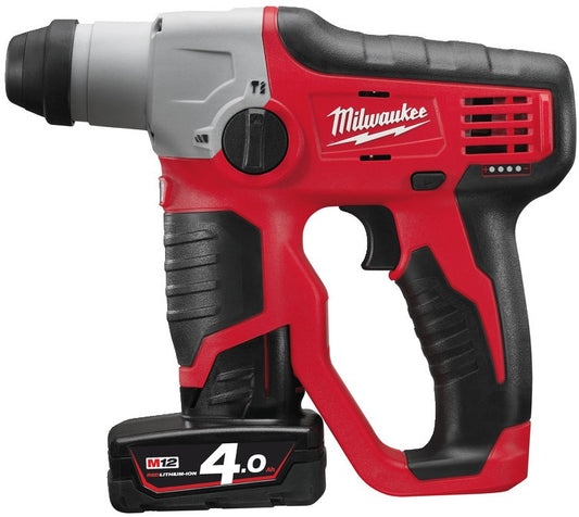 Milwaukee M12 H-402C Accu Subcompacte Boorhamer SDS+ 12V 4.0Ah Li-Ion M12™ in koffer - 4933441164