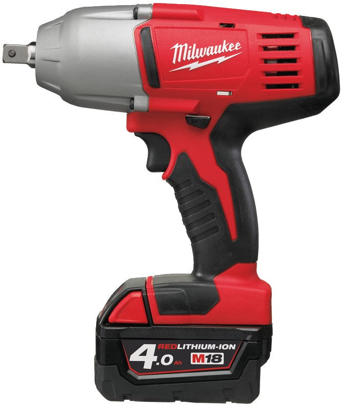 Milwaukee HD18 HIW-402C Accu Slagmoersleutel 1/2"" 18V 4.0Ah Li-Ion M18™ in tas - 4933441260