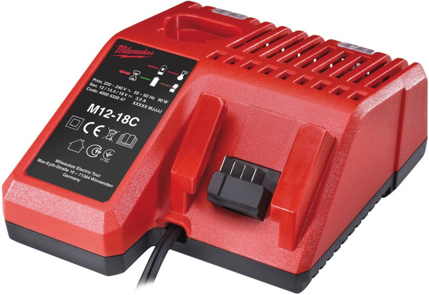 Milwaukee M12-18 C Multi-Ladegerät 12 V, 14,4 V und 18 V - 4932352959