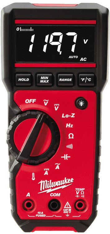 Milwaukee 2217-40 Digitale multimeter in tas- 4933416976