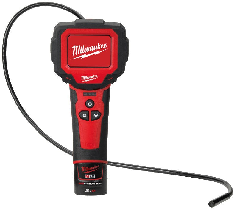 Milwaukee M12 IC-201C (S) Accu Subcompacte Inspectiecamera 12V 2.0Ah Li-Ion M12™ M-SPECTOR™ in koffer - 4933441680