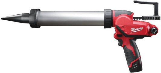 Milwaukee M12 PCG/400A-201B Akku-Klebepistole 12 V 2,0 Ah Li-Ion mit 400-ml-Kartuschenhalter M12™ in Tasche – 4933441665