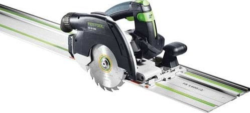 Festool HK 55 EBQ-Plus Pendelkapzaag 1200W in Systainer + Geleiderail FS1400/2 574673