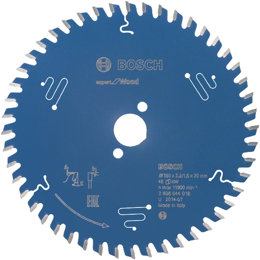 Bosch Blue Expert for Wood Circular Saw Blade 160x20mm 48T