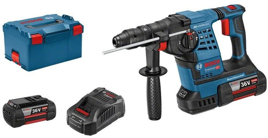 Bosch Professional GBH 36 V-LI Plus Professional Cordless Rotary Hammer SDS+ 36V 4.0Ah Li-ion in L-Boxx - 0611906002