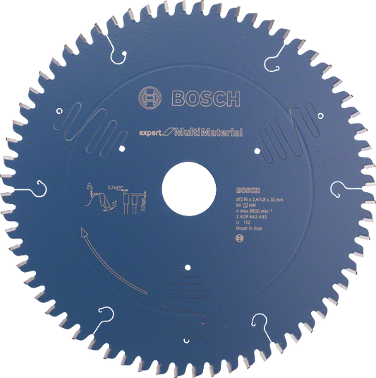 Bosch Blauw Expert for Multi Material Cirkelzaagblad 216x30mm 64T