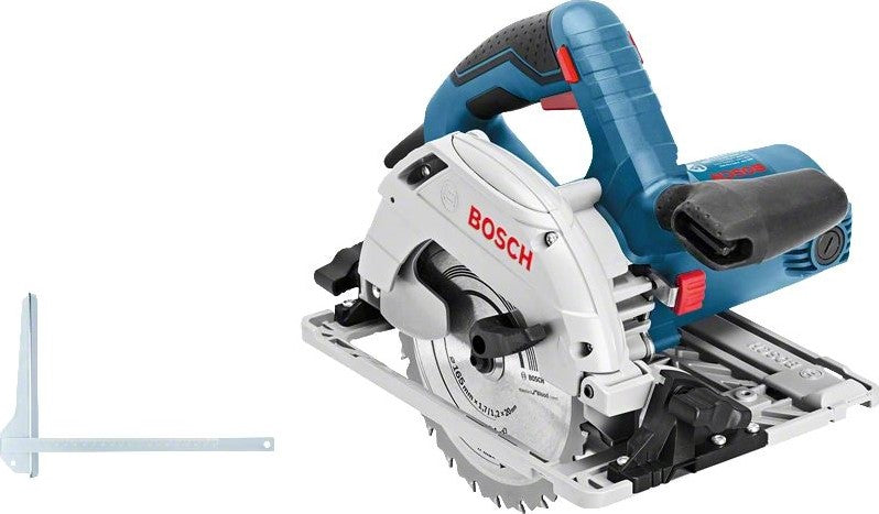Bosch Blue GKS 55+ GCE Circular saw 165mm 1350W 230V in L-BOXX - 0601682101