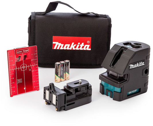 Makita SK103PZ Selbstnivellierender Kreuzlinien-/Punktlaser 15m