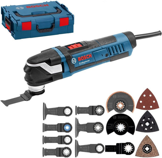 Bosch Blue GOP 40-30 Multitool in L-BOXX + Accessories