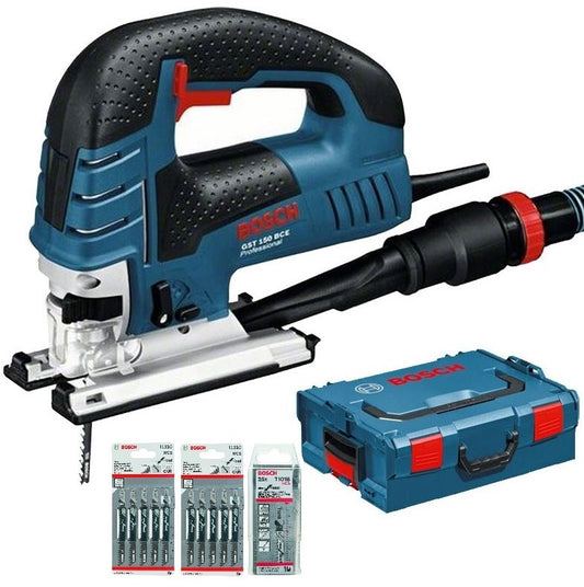Bosch Blauw GST 150 BCE Decoupeerzaag 780W + 35 Zaagbladen in L-Boxx - 0601513008