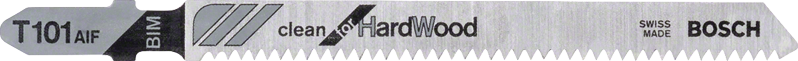 Bosch T 101 AIF Decoupeerzaagbladen Clean for Hard Wood VE=5 - 2608634897