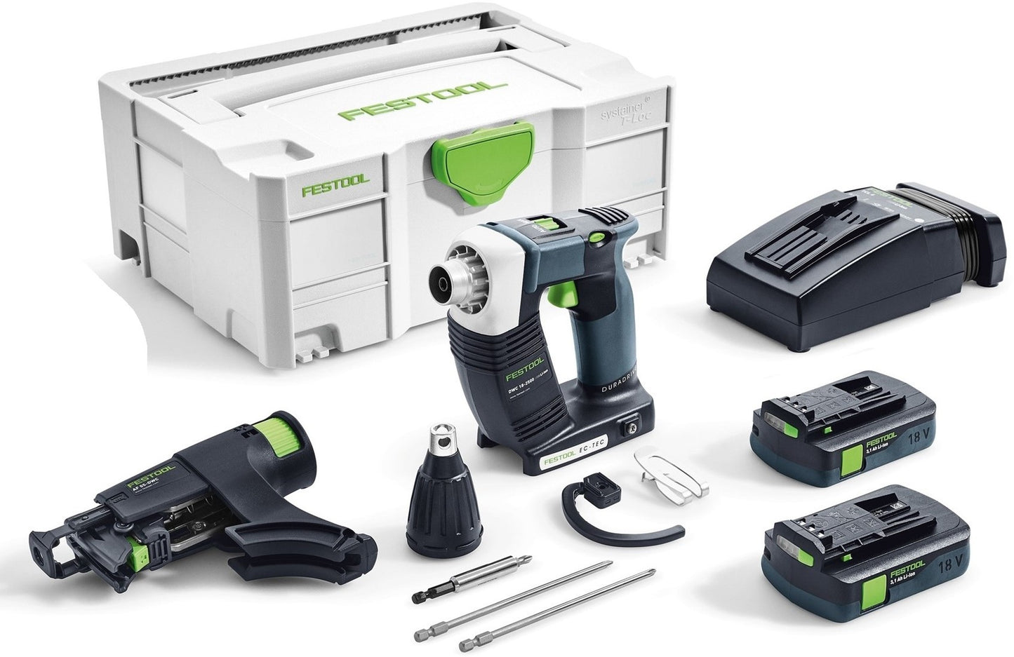 Festool DWC 18-2500 Li 3.1 Kompaktschrauber 18V 3,1Ah Li-Ion im Systainer 574911