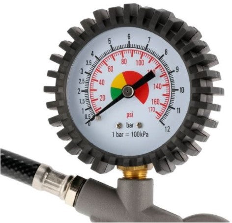 Airpress Bandenvulmeter met manometer 12 Bar