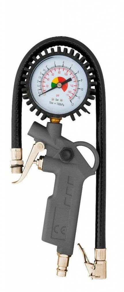 Airpress Bandenvulmeter met manometer 12 Bar