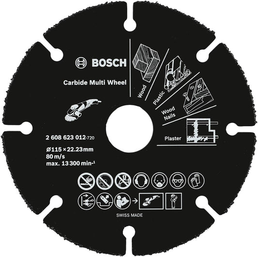 Bosch Blue Trennscheibe Wolframcarbid Multi Wheel 115mm.