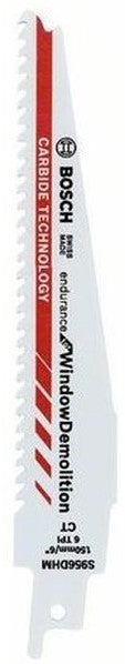 Bosch Blauw S957CHM Reciprozaagbladen Endurance for Window Demolition 10st.