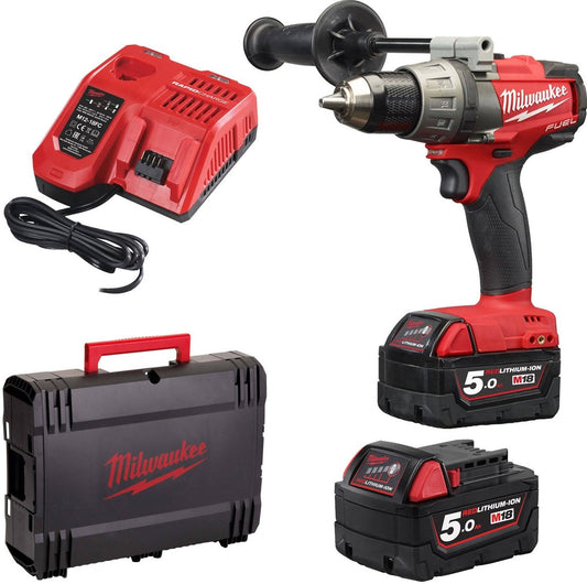 Milwaukee M18 FDD-502X Cordless Drill Driver 18V 5.0Ah Li-Ion in HD-Box