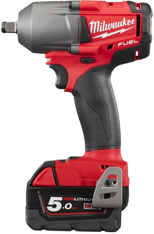 Milwaukee M18 FMTIWF12-502X Accu Slagmoersleutel 1/2"" met frictiering 18V 5.0Ah Li-Ion M18 FUEL™ in HD-Box - 4933459185