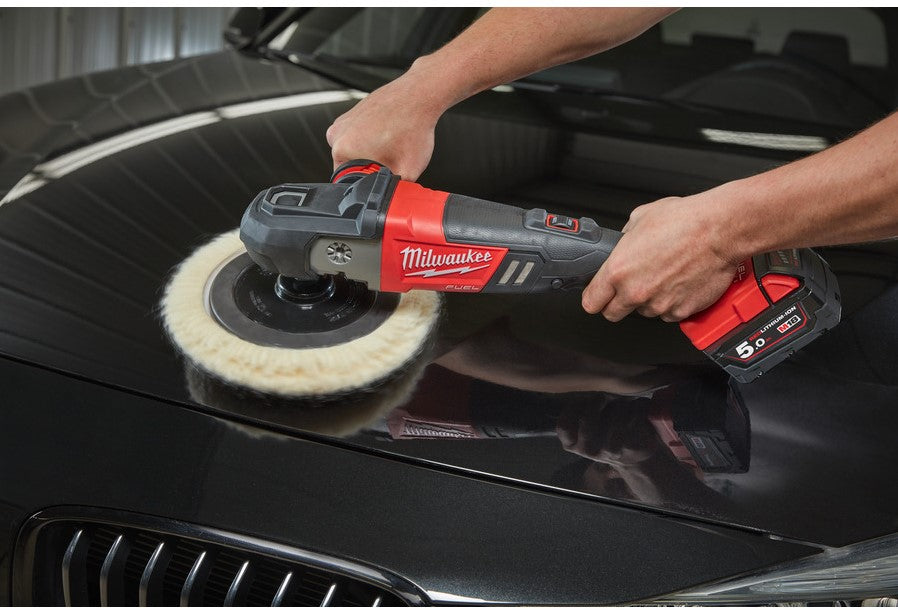 Milwaukee M18 FAP180-502X Cordless Polisher 18V 5.0Ah Li-Ion M18 FUEL™ in HD-Box - 4933451550